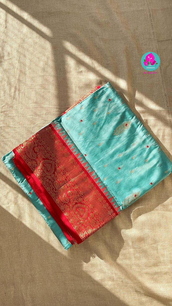 Semi Silk Saree with Narayanpet kanchi border