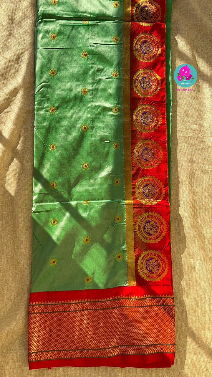 Semi Silk Saree with Narayanpet kaddi border