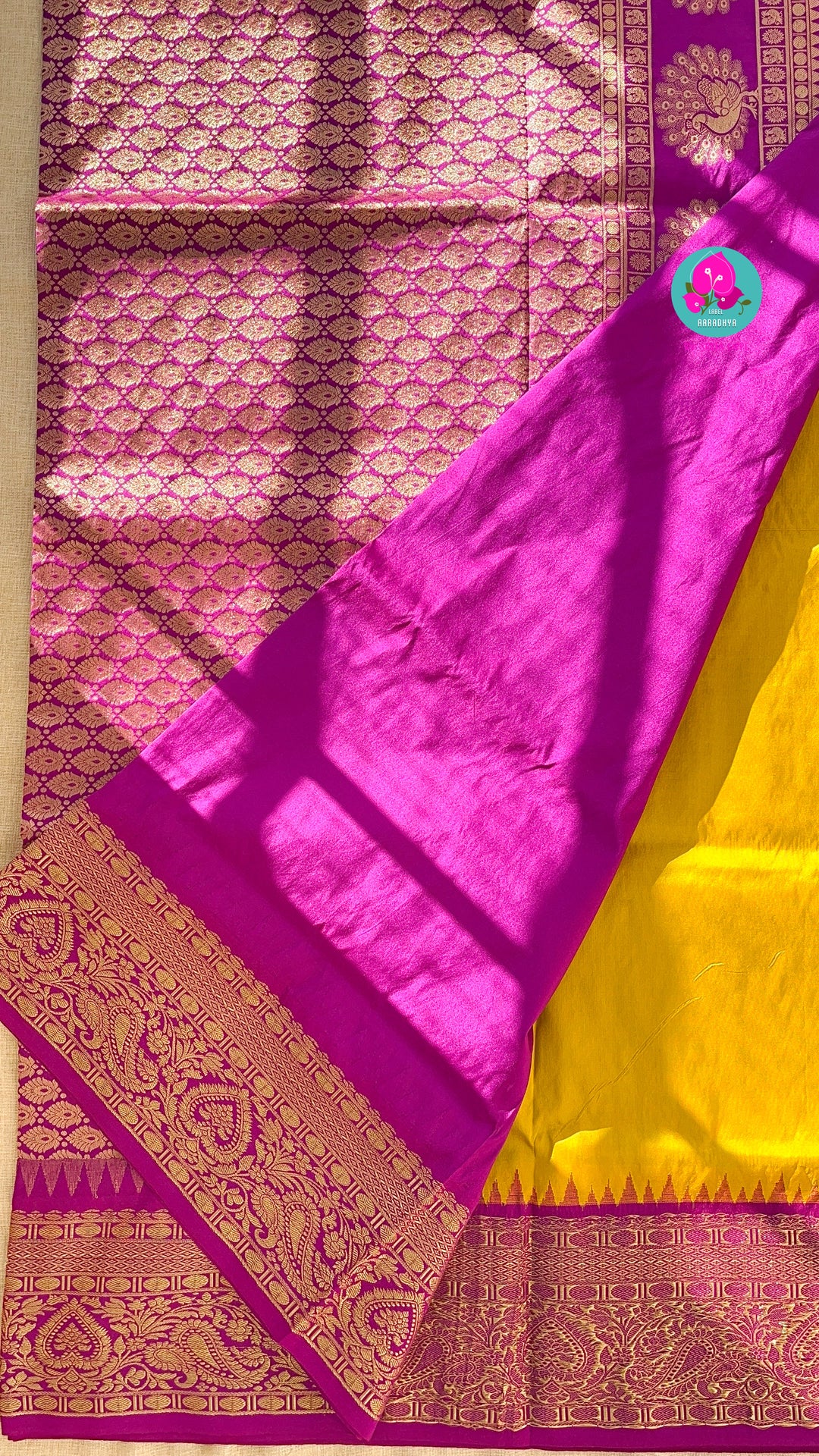 Semi Silk Saree with Narayanpet kanchi border