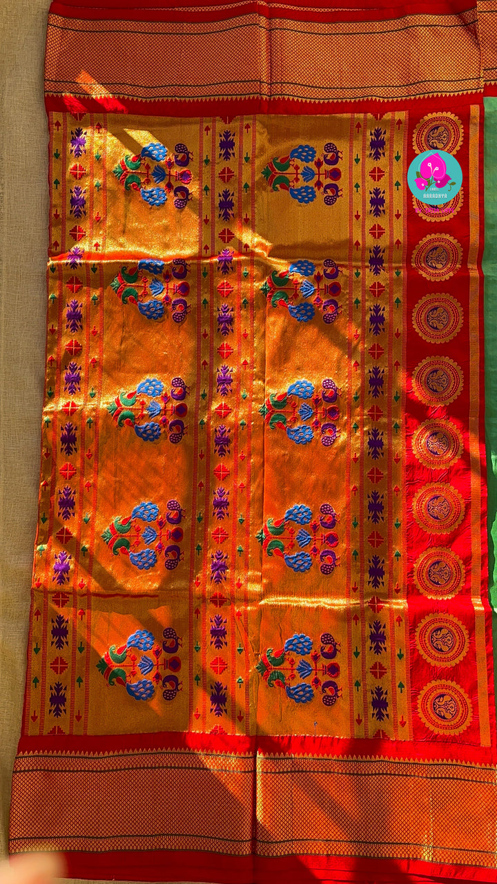 Semi Silk Saree with Narayanpet kaddi border