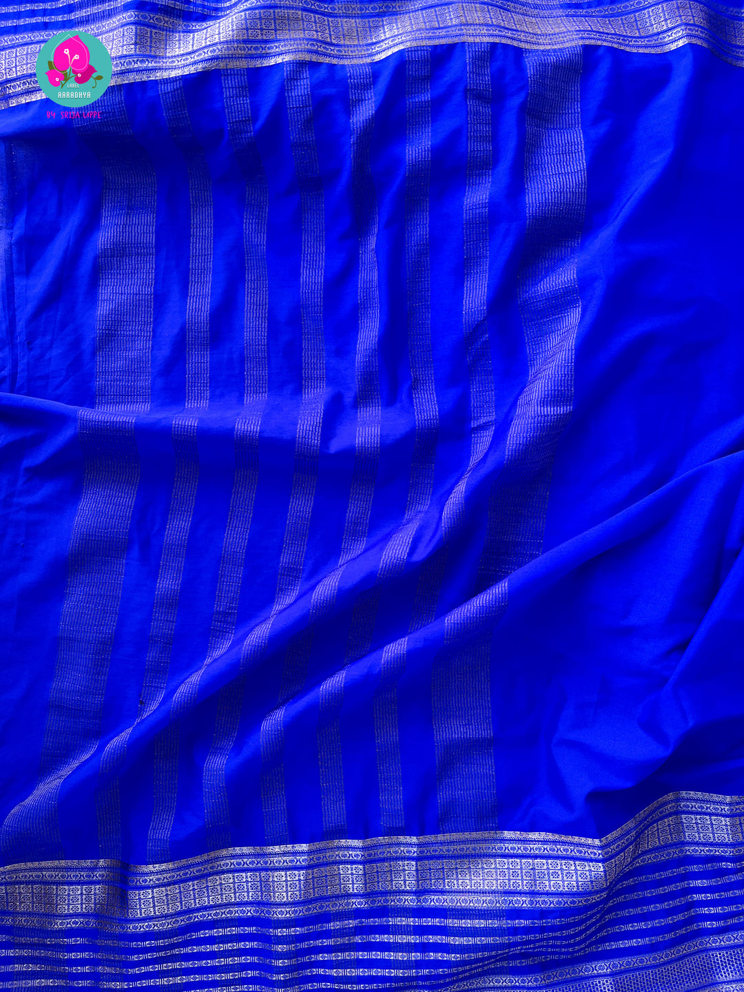 Semi Crape Silk Saree with zari border